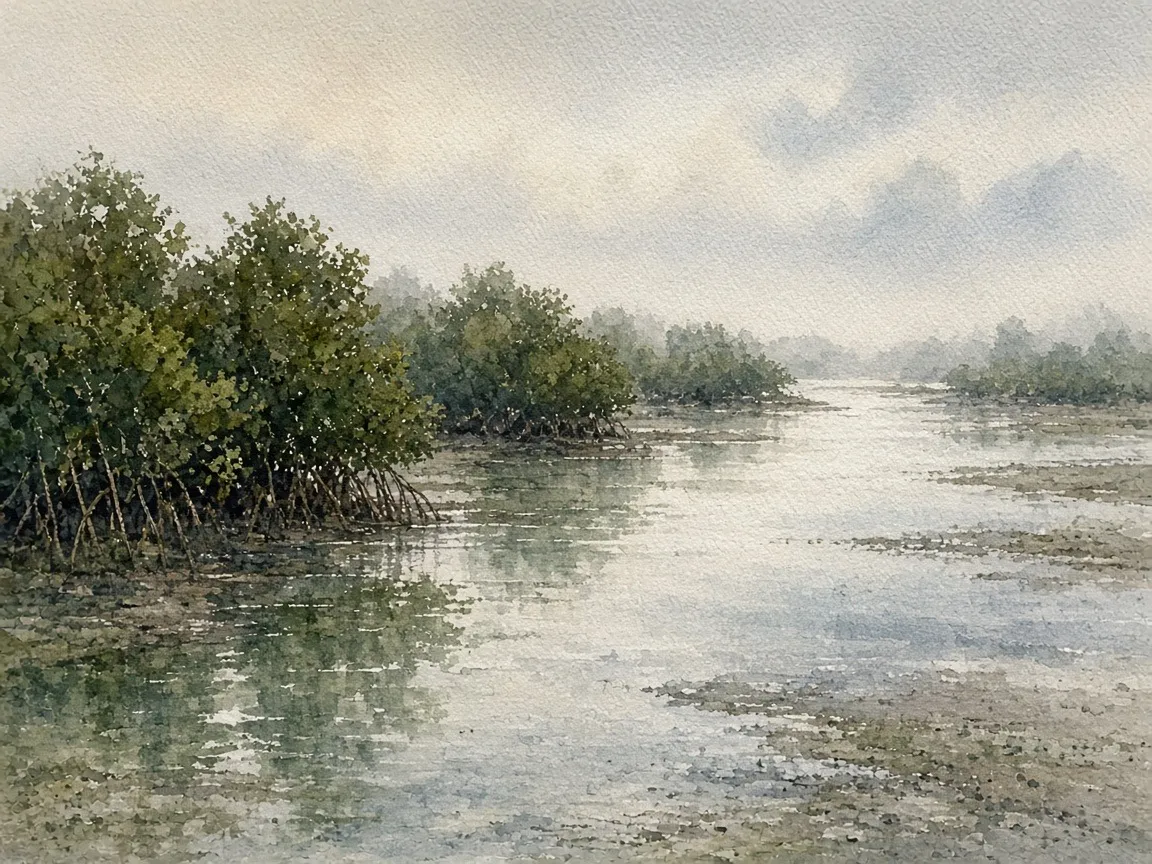 Creek Map, 2025 by Sana Irfan